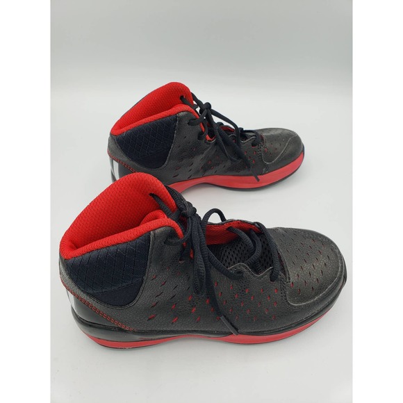 Kids shoes Adidas D Rose 3 Basketball Sneakers Black Red Size 12 - Picture 5 of 6